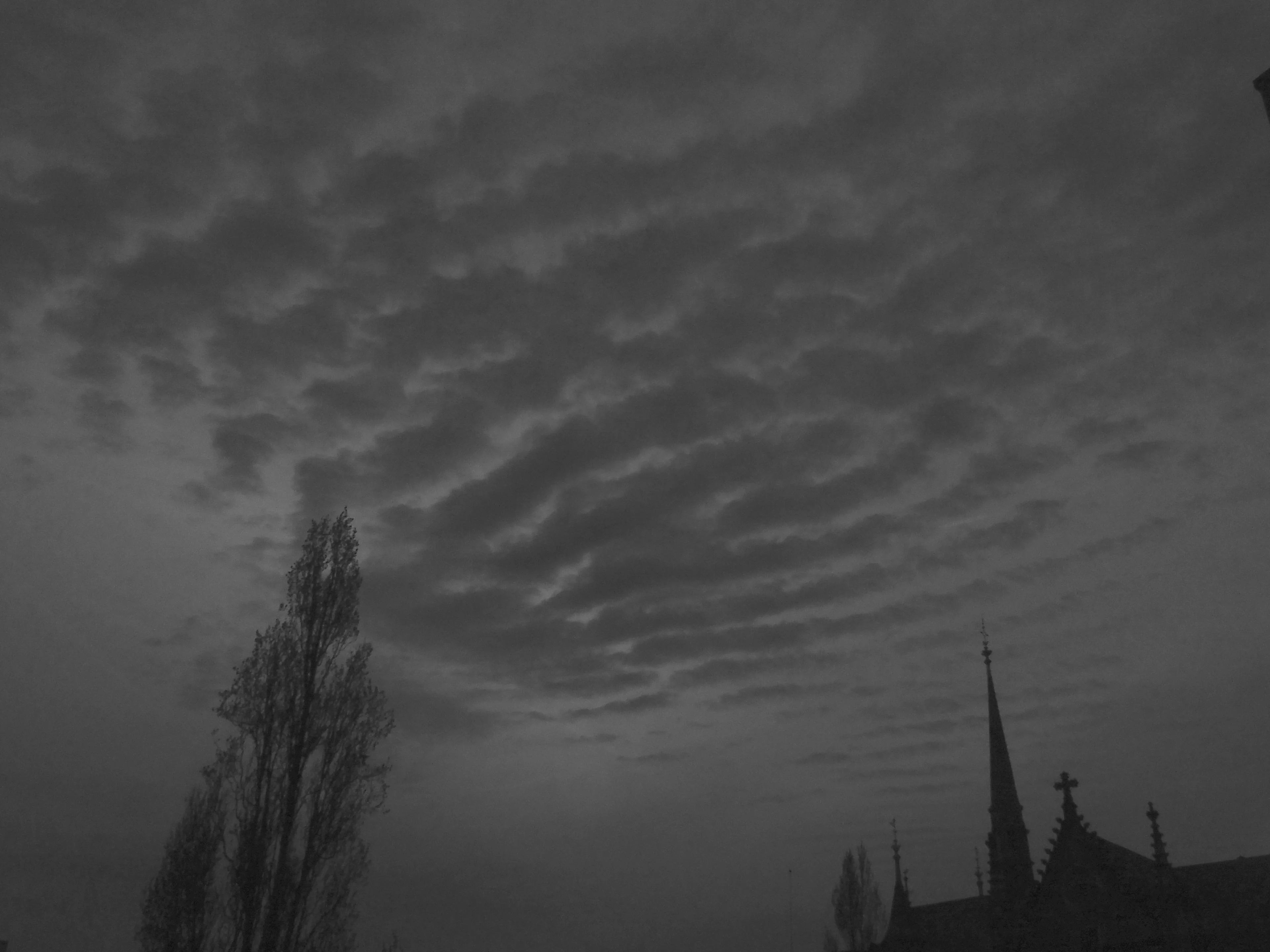 Ondas de Nuvem no Céu