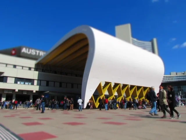 Outside EGU General Assembly 2016
