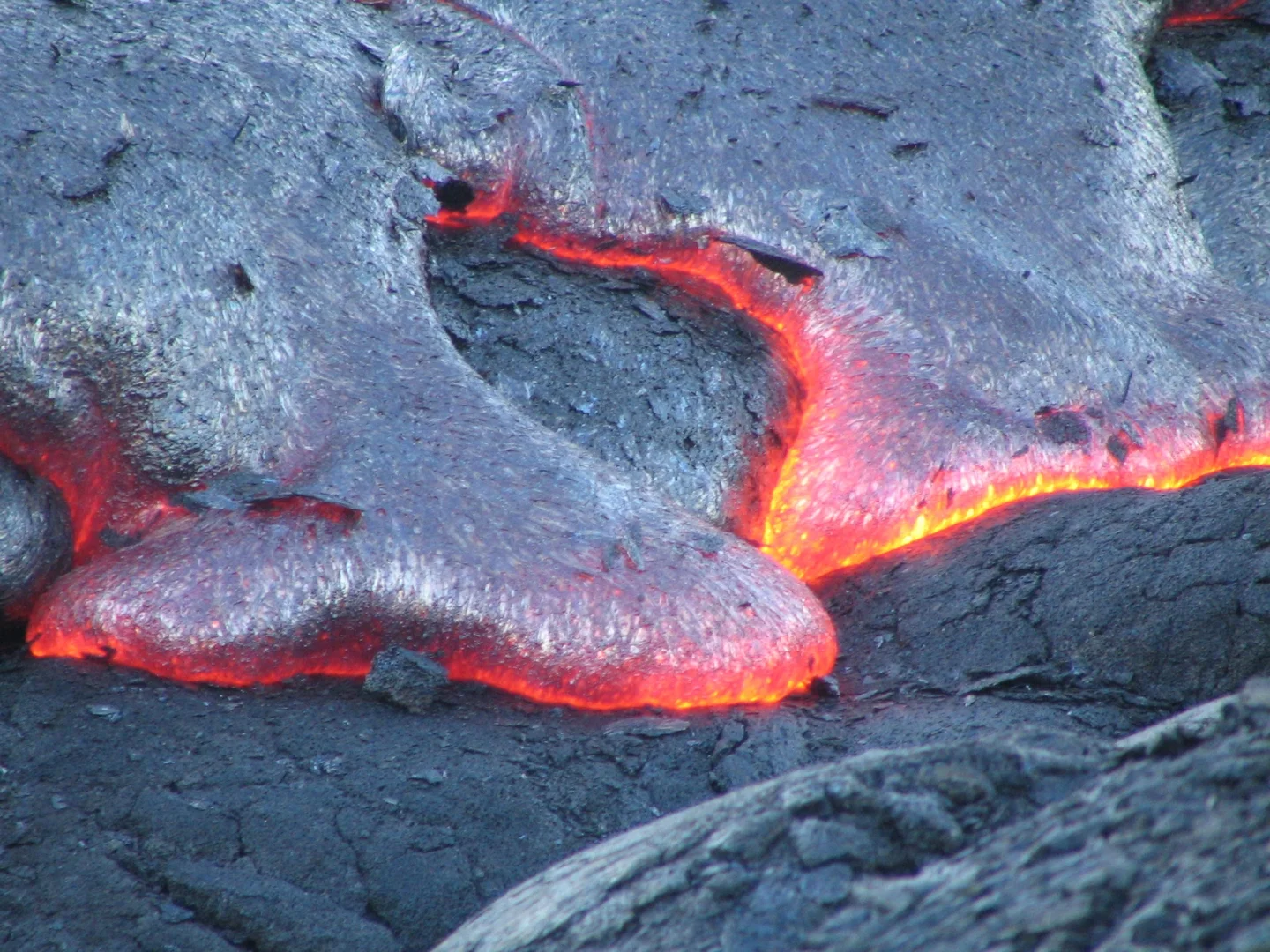 Kilauean lava flows in Hawai'i Volcanoes National Park