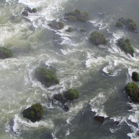 Flow below Iguassu Falls