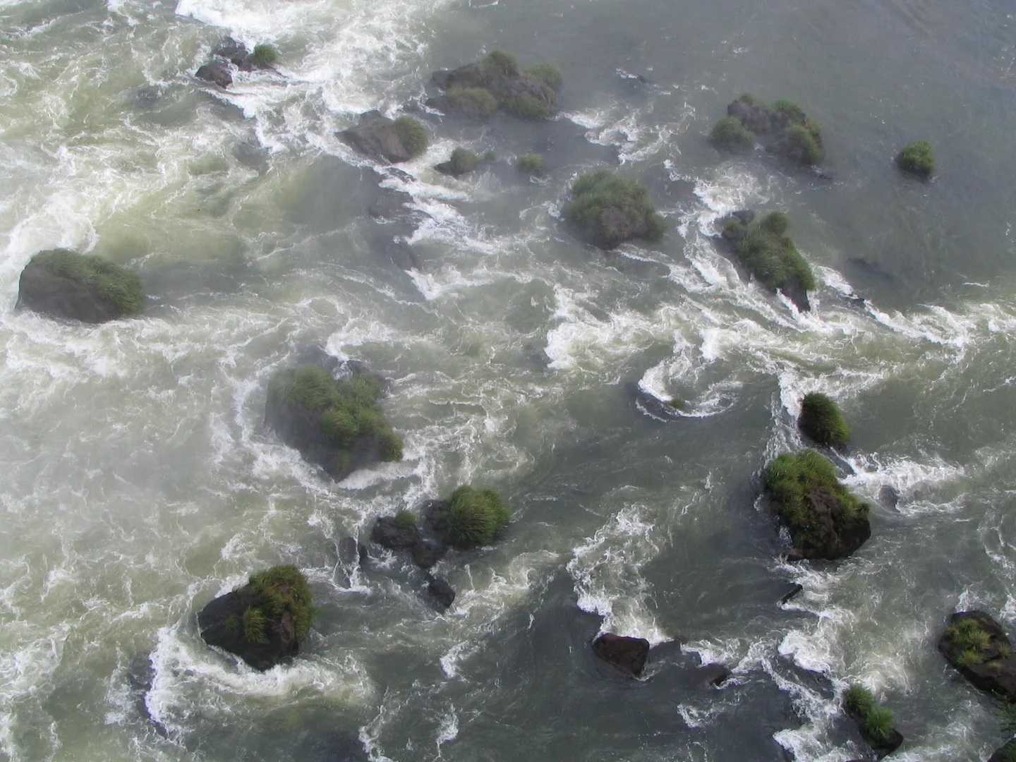 Flow below Iguassu Falls