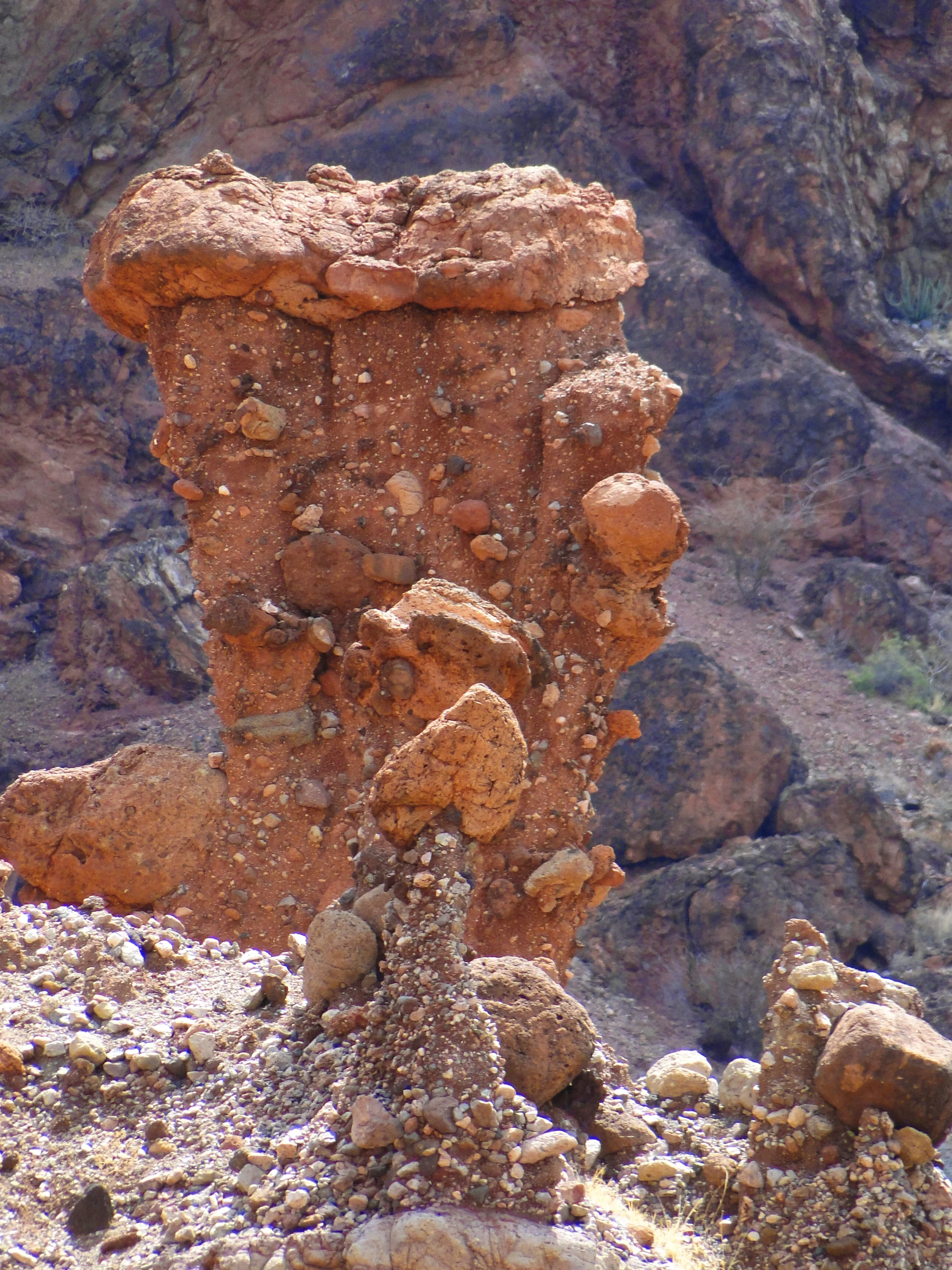 Mushroom rocks near Nachola in northern Kenya