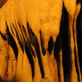 Wonderful formation in Perama cave.