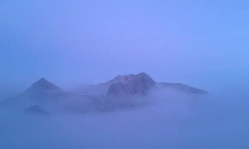 Above the clouds where the sky is blue
