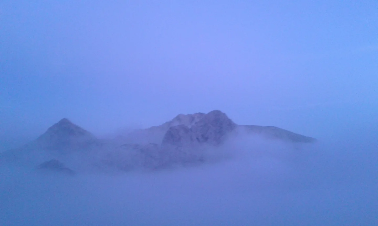 Above the clouds where the sky is blue
