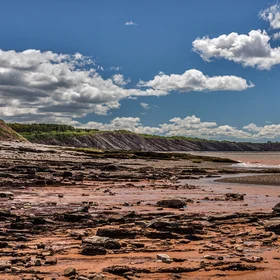 Joggins Fossil Cliffs UNESCO World Heritage Site, Joggins, Nova Scotia, Canada