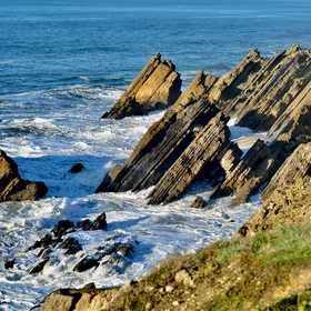 Rocks near Penedo da Saudade, São Pedro de Moel