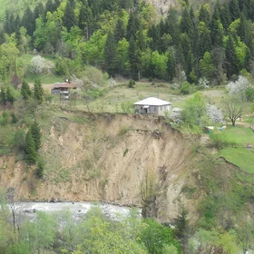 Landslide, Khulo municipality (Georgia)