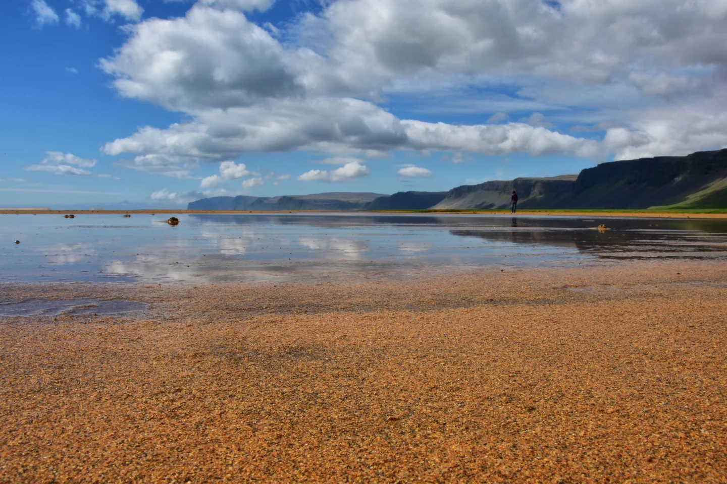 Rauðisandur, the red beach in Western Fjords, Iceland