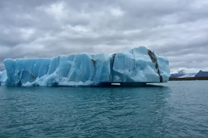 Iceberg in Jökulsárlón lagoon, Iceland