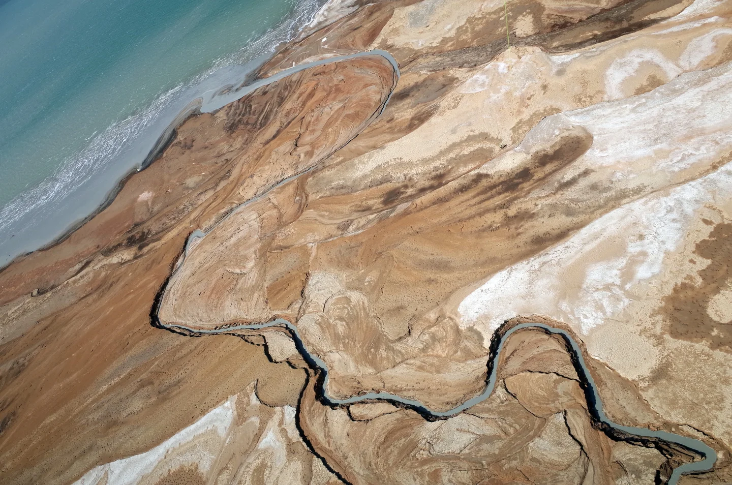 Oblique view on the Dead Sea