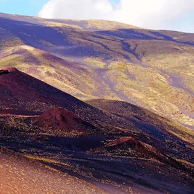 Lights and shadows of Mount Etna