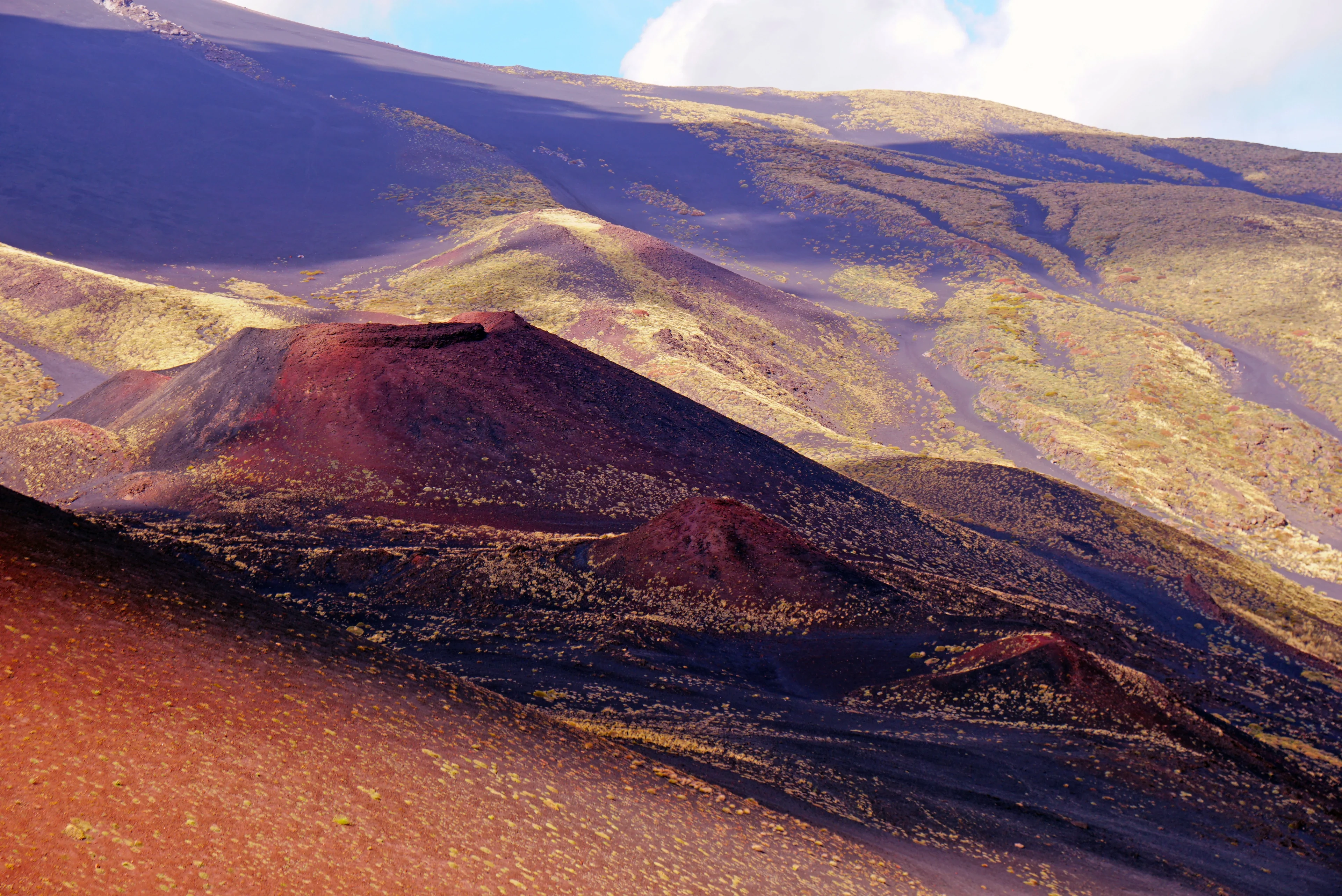 Lights and shadows of Mount Etna