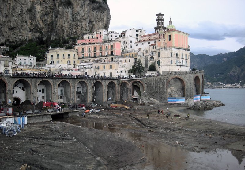 Atrani  2010, flash-flood (Amalfi coast, southern Italy)-