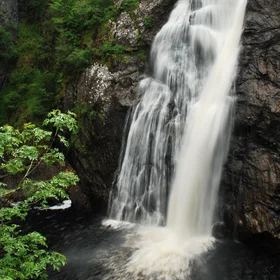 The Falls of Foyers cascade waterfall