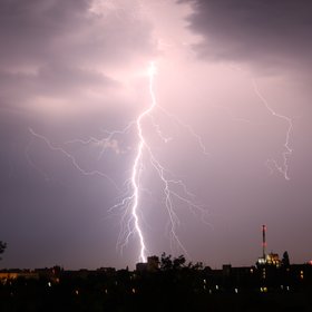 Lightning over Karlsruhe