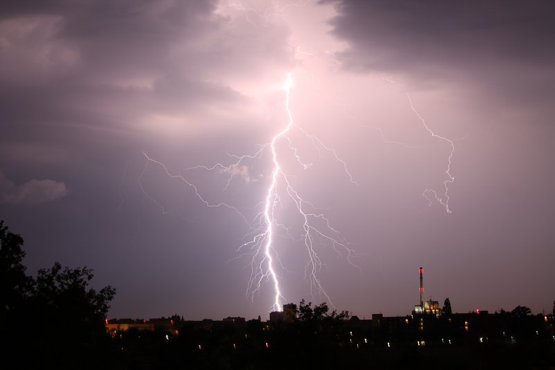 Lightning over Karlsruhe