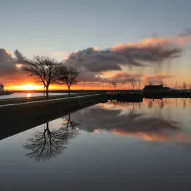 Reflection of Sunrise