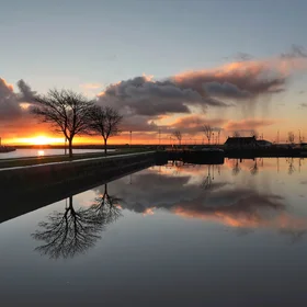 Reflection of Sunrise