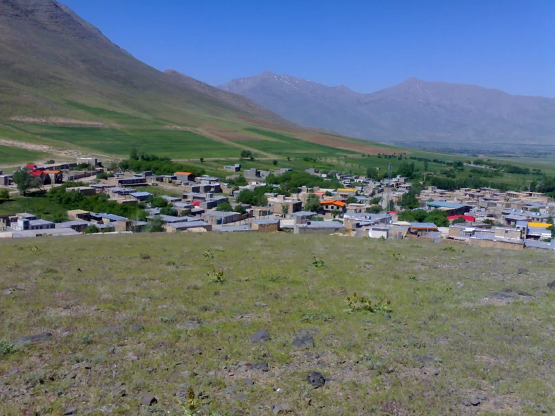 Iranian village in spring