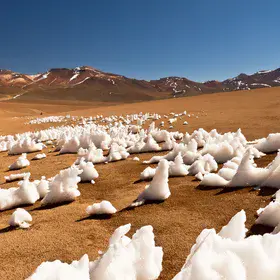 Penitentes in the Andes