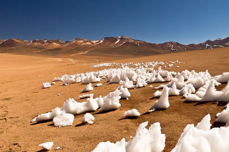 Penitentes in the Andes