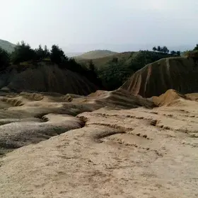 Old mud volcanoe (Vulcanii Noroiosi), Romania