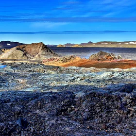 Krafla lava field in Mývatn region