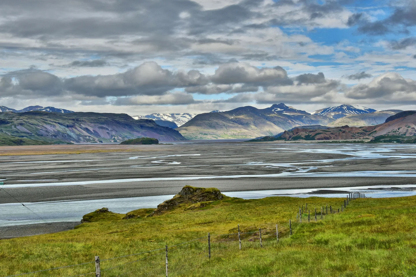 Silver braided river