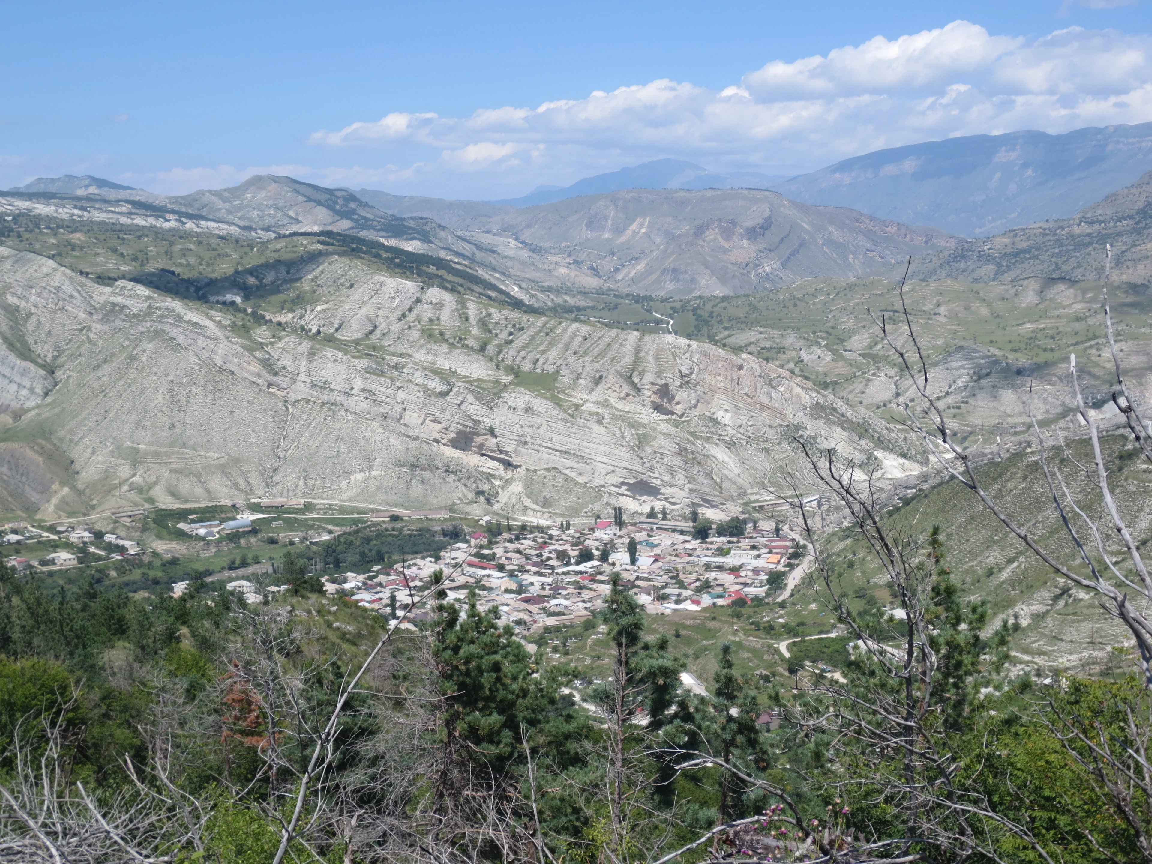 The village in the mountains of Dagestan