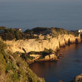 The yellow cliff of Trentaremi
