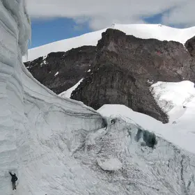 Pages of a glacier book