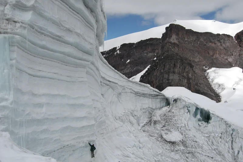 Pages of a glacier book
