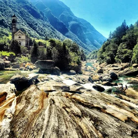 Val Verzasca metamorphic rocks
