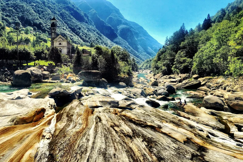 Val Verzasca metamorphic rocks