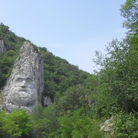 Decebalus' sculpture- Romania