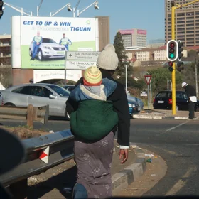 Worlds apart in Johannesburg.