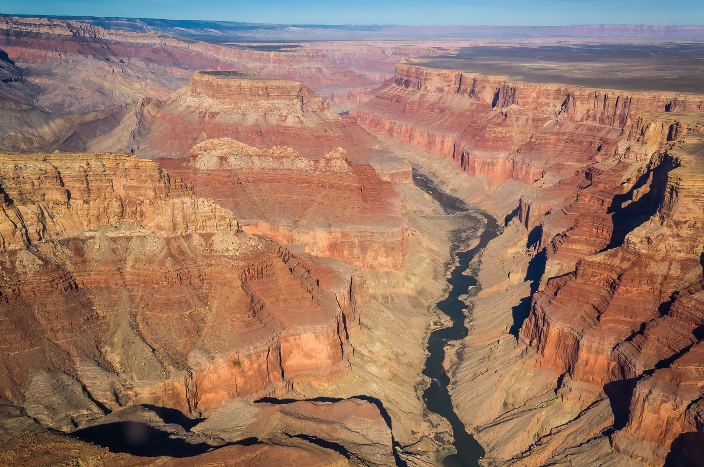 Aerial view of nature strength
