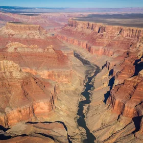 Aerial view of nature strength