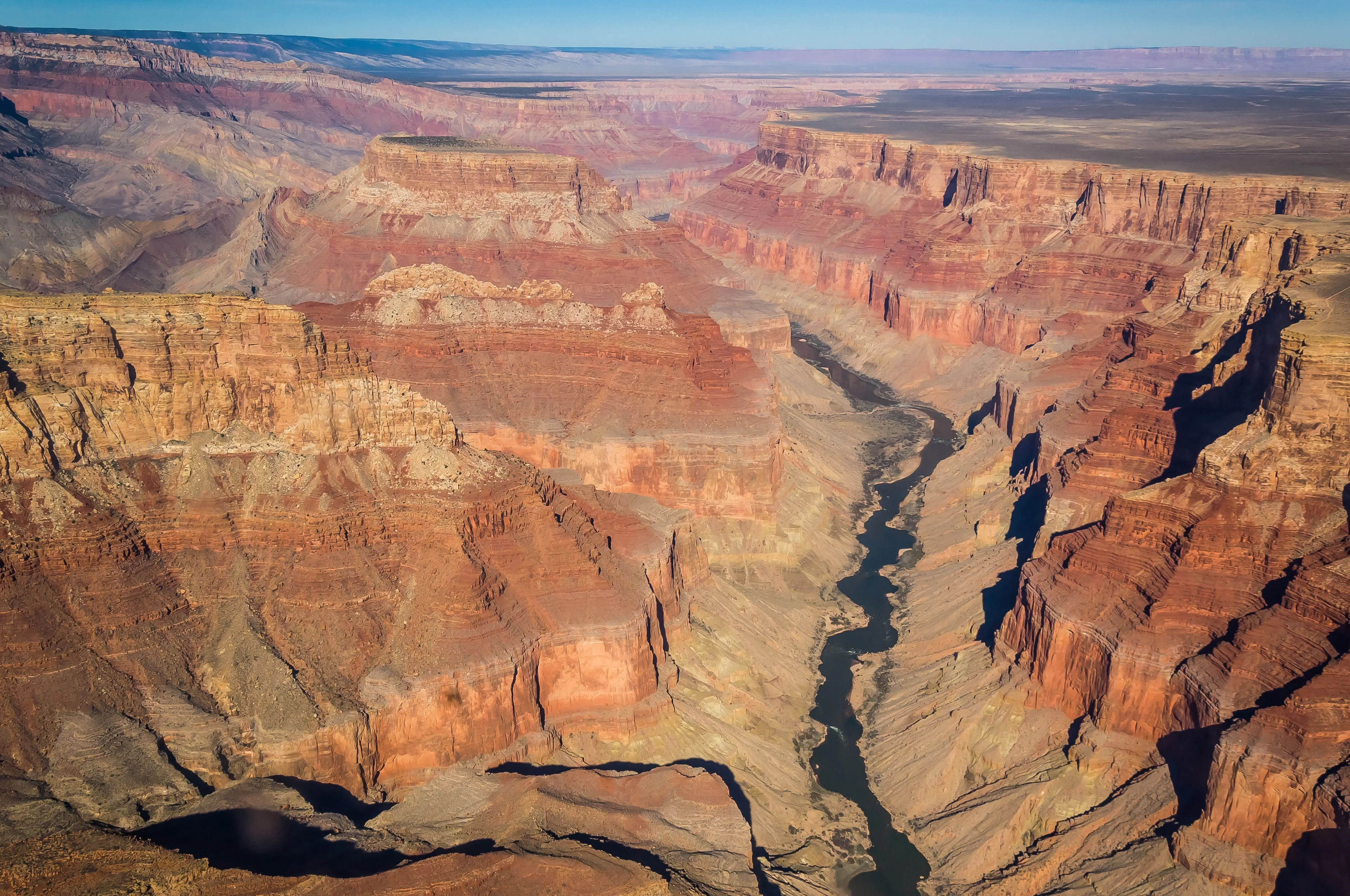 Aerial view of nature strength