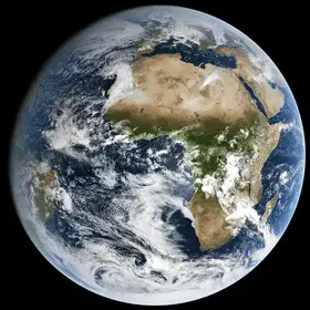 Solar eclipse of November 3, 2013, observed from a geostationary orbit