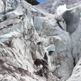 Fumarole Ice Cave at Mount Meager Volcano