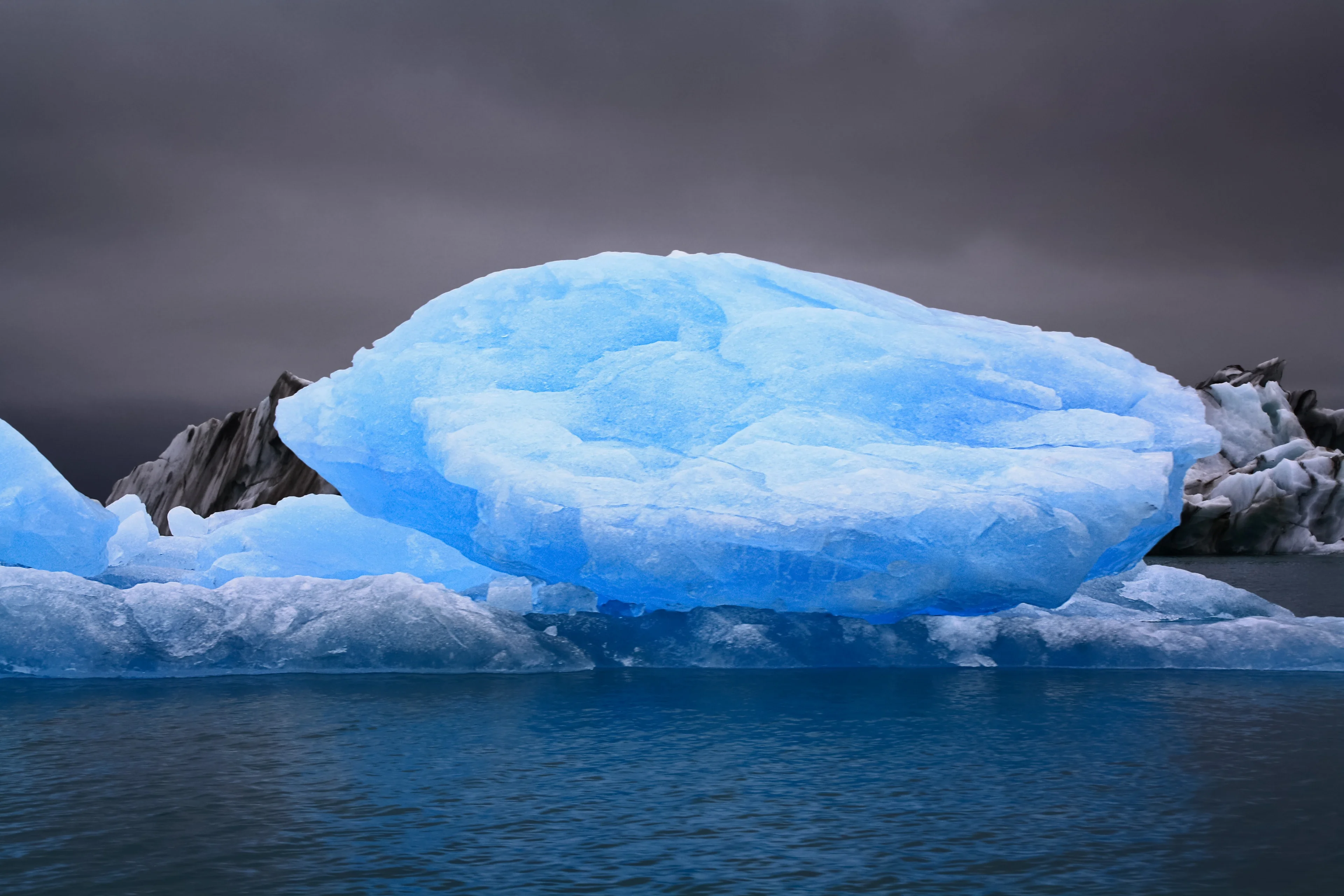 Fieldwork on Jökulsárlón lagoon