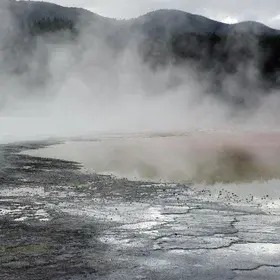 Steaming Earth (Warakei geothermal valley, New Zealand)