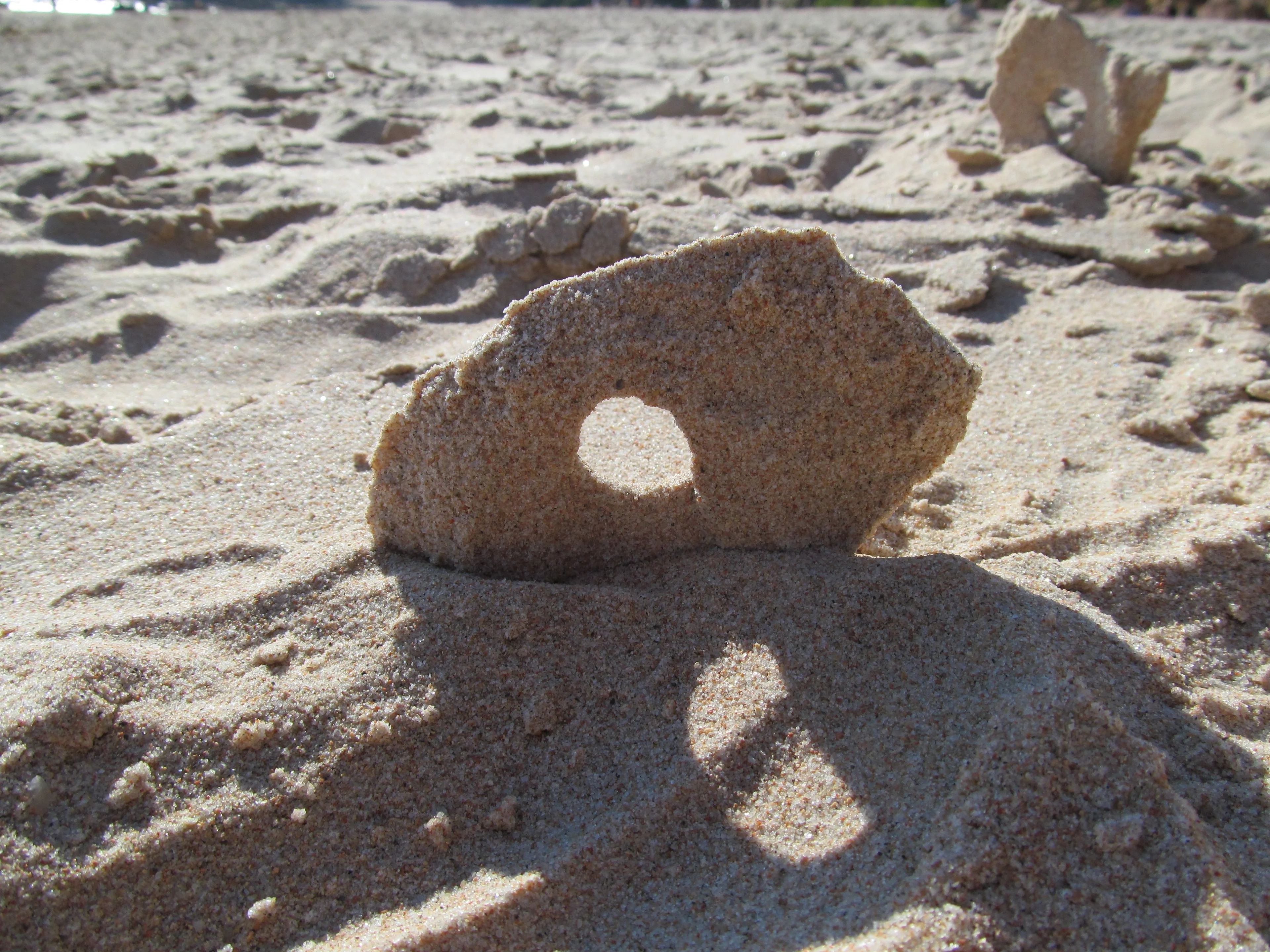 Windows in the Sands of Time. Portelet Bay, Jersey