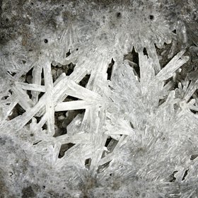 Salt crystals of the Great Salt Lake