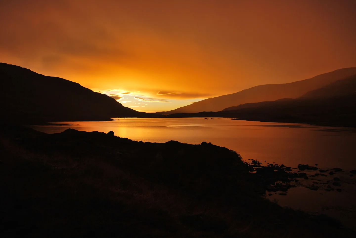 Sunrise in Abisko National Park