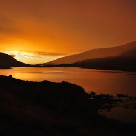 Sunrise in Abisko National Park