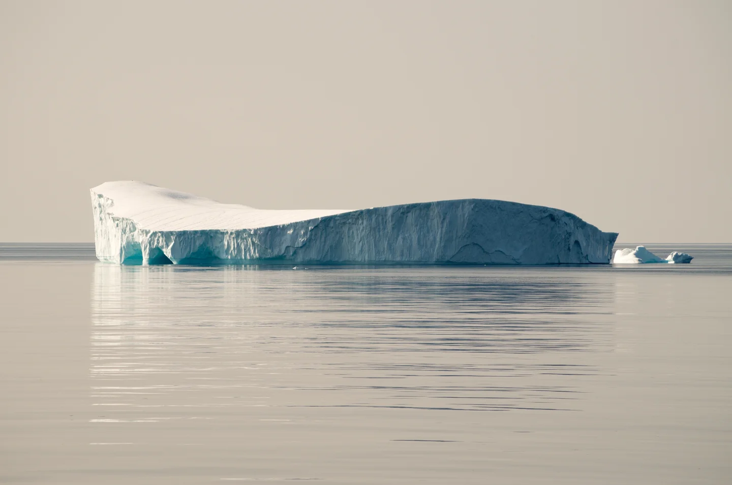 Icy landscape of the Baffin Bay