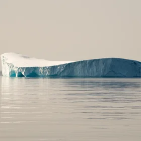 Icy landscape of the Baffin Bay